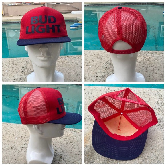 Vtg Bud Light Trucker Hat - Picture 1 of 6
